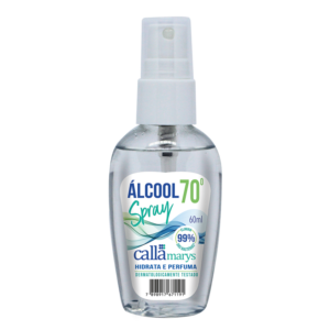 Álcool Líquido 70° INPM CALLAMARYS – 60ml SPRAY